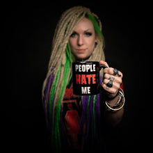 Load image into Gallery viewer, Murderdolls - People Hate Me Mug - Black
