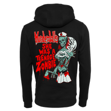 Load image into Gallery viewer, Murderdolls - She Was A Teenage Zombie Zip Hoodie - Black
